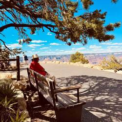 Hier kann man stundenlang entspannen und die Landschaft genießen