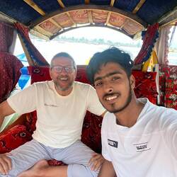 Mein junger Kapitän, 20 Jahre alt, und Boitseigner