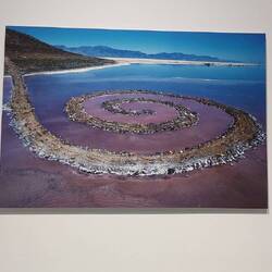 Gianfranco Gorgoni - Robert Smithson, Spiral Jetty, 1970