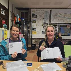 My Camino Credential/Passport and my 1st stamp!😁