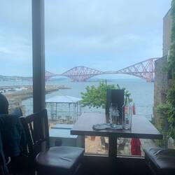 View from my lunch table at pub