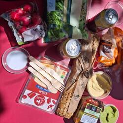 Picnic lunch in Pamplona