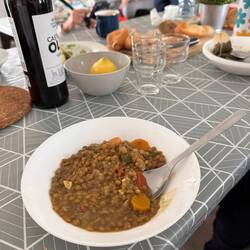 Lentil Soup in Zubiri