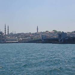 Looking towards Europe side of Istanbul, we walked over this 2 level bridge