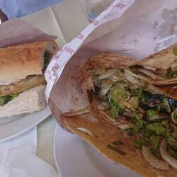 Balik ekmek, a wrap and a bun