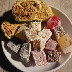 Nougat and Turkish Delight ‐ desert.