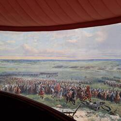 The old 360° battle panorama is still there complete with sound effects...great!