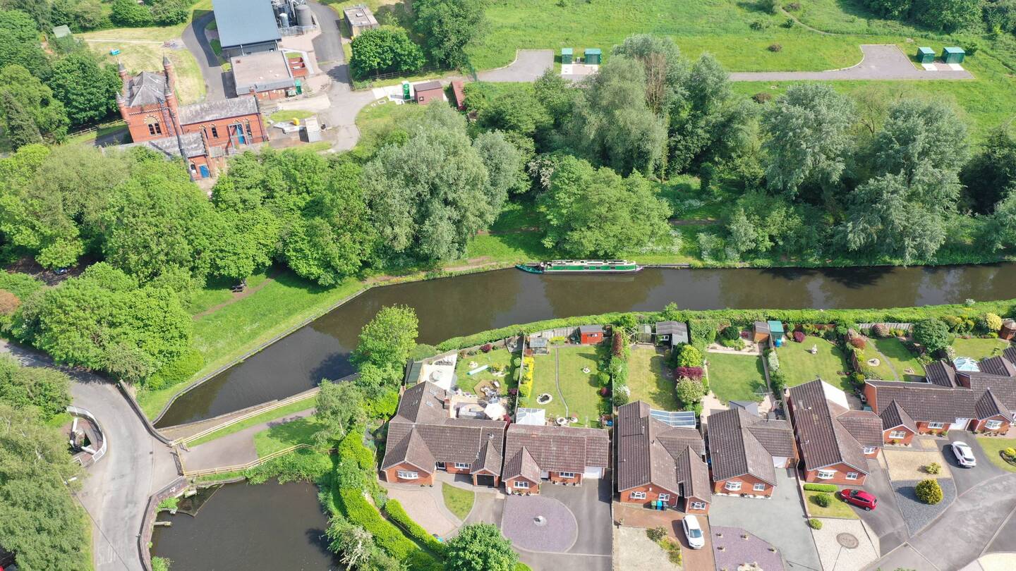 Our mooring at the bottom of Bratch Locks