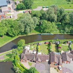 Our mooring at the bottom of Bratch Locks