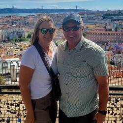 Photo taken at the highest point in Lisbon.