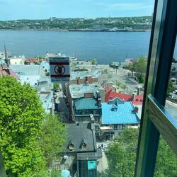The view from the Funicular.