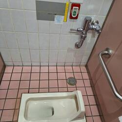 Unexpected toilet in train station!