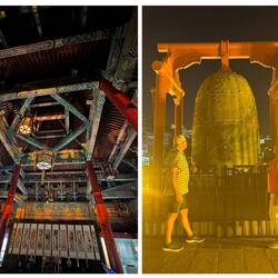 Inside the bell tower