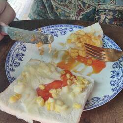 James' strange breakfast