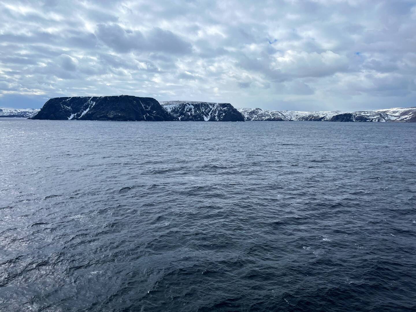 Nordkapp vom Meer aus