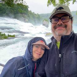 der Rheinfall bei Regen war kein Reinfall