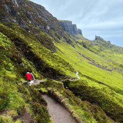 Salita verso Quiraing