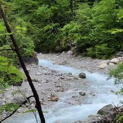 der Wimbach vor Eintritt in die Klamm