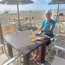 Having quiet time with my gorgeous wife