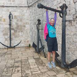 This 'mermaid' was discovered attached to the ancient shipwrecked anchor