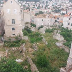 Some of the ruins destroyed during the fighting for Independence of Croatia