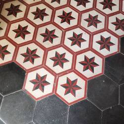 The tiles in the accommodation