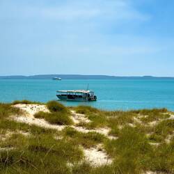 Van Sittart Bay view with the Xplorer and Coral Discoverer ... Anjo Peninsula — Kimberleys, WA.