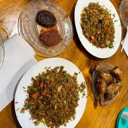 Essen aus Ghana - sehr lecker