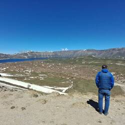 Am Kraterrand des Nemrut Dag