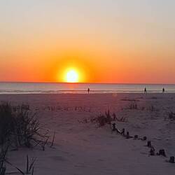 Und natürlich der u vermeintliche Sonnenuntergang