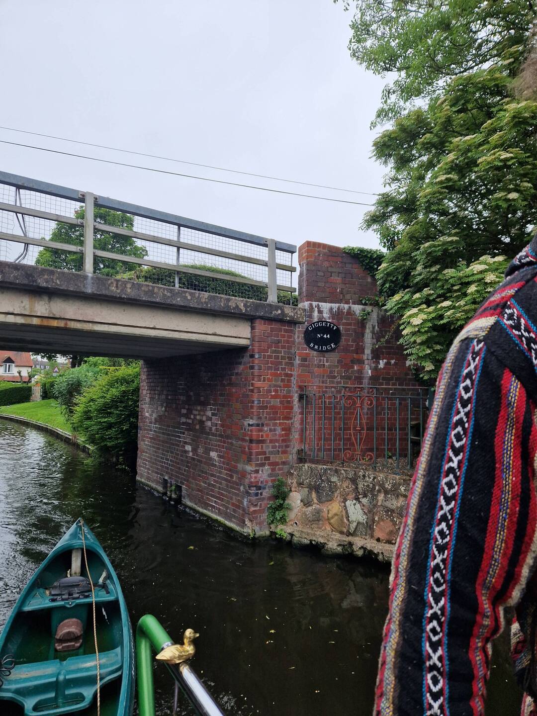 The wonderfully named Giggety Bridge, next to Giggety Wharf.