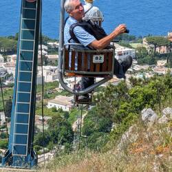 Pure joy! Chairlift from Ana Capri to Mount Solaro