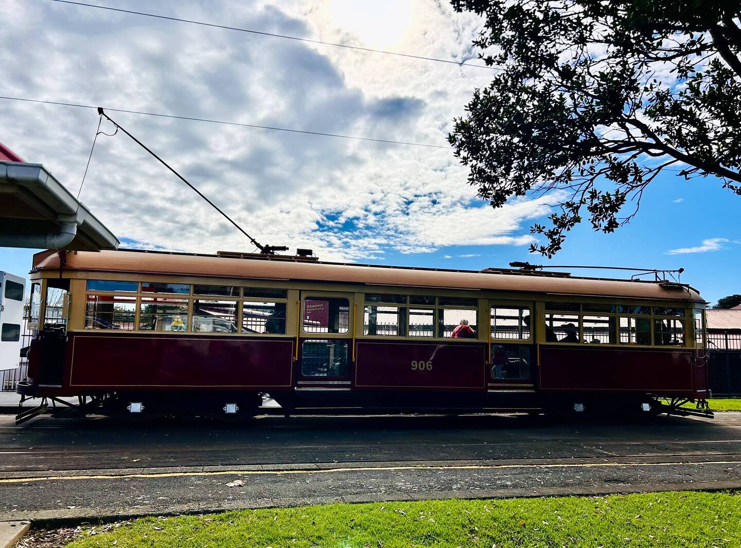 there is also a tram here