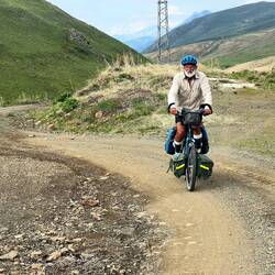 The dirt road starts earlier than expected