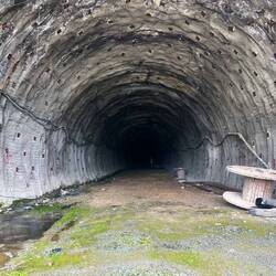 Tunnel entrance that we pass by