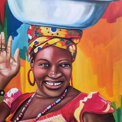 La mujer Palenquera de Cartagena