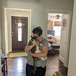 Kashel the adorable tripod, and his new best friend