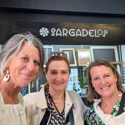 Our lovely, kind guide from the loom shop