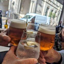 Cheers to a challenging ride today. We work well as a team to get through this🥰