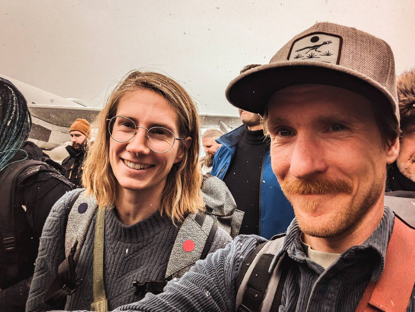 We left Phoenix at 25 °C and were greeted with snow in Germany 🥶