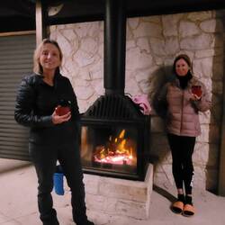 Camp kitchen at Cup Gum. What luxury