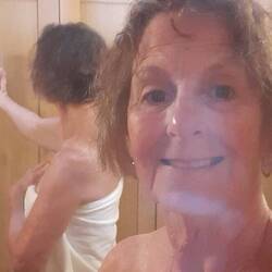 scrubbed, and fluffed