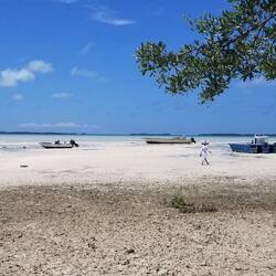 Low tide at Harbour Island Bay, off Eleuthera