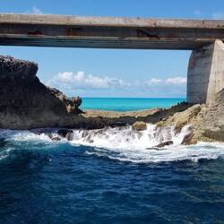 Glass Window Bridge, from the ocean side.