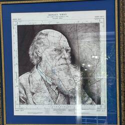 Charles sketched on an ordinance survey map