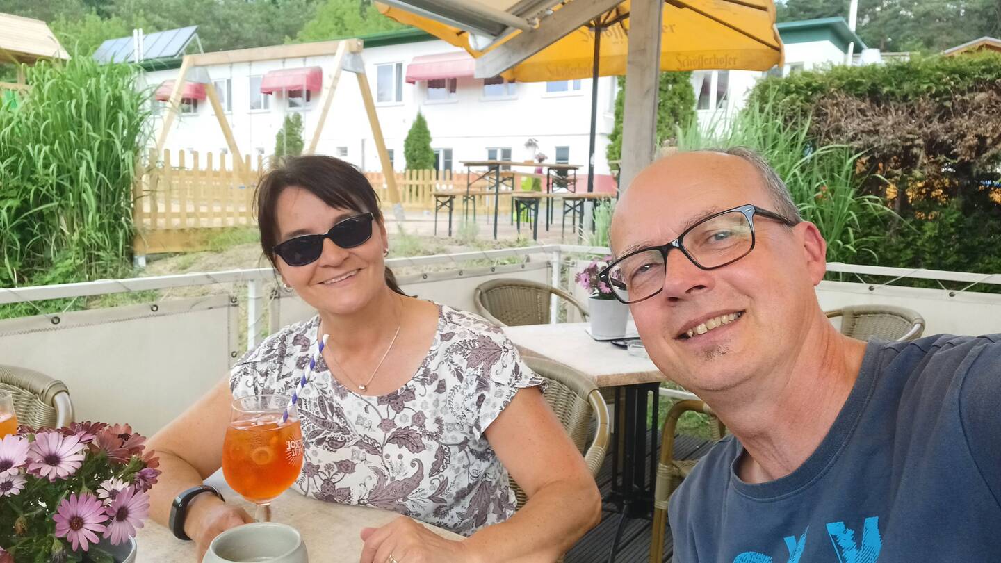 Auf dem Campingplatz
