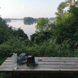 Frühstück mit Seeblick
