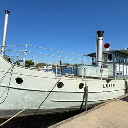 S/S Laxen aus 1899, vollständig betriebsbereit.
