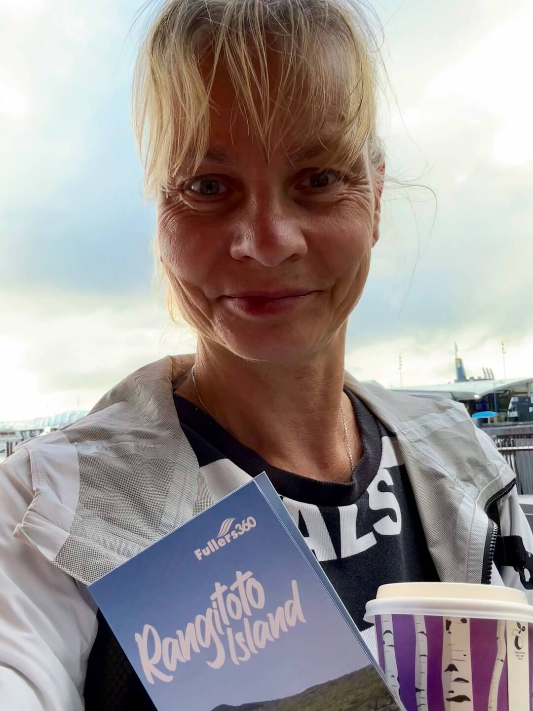 started again in the rain ☔️