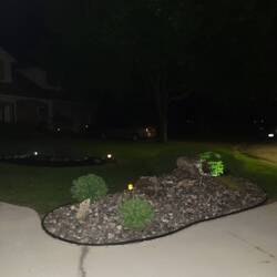 It was very quiet and very dark when I left the house.